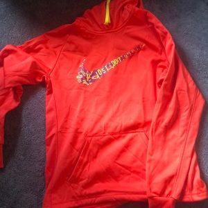 Nike  orange sweatshirt